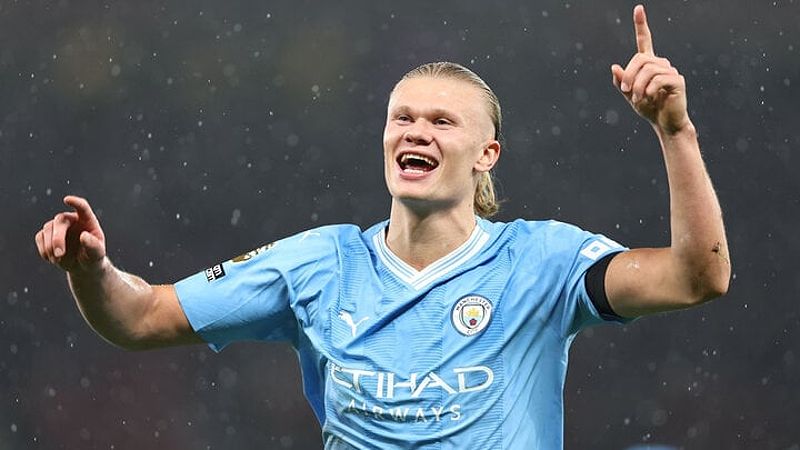 Erling Haaland, tiền đạo trẻ người Na Uy của Man City.