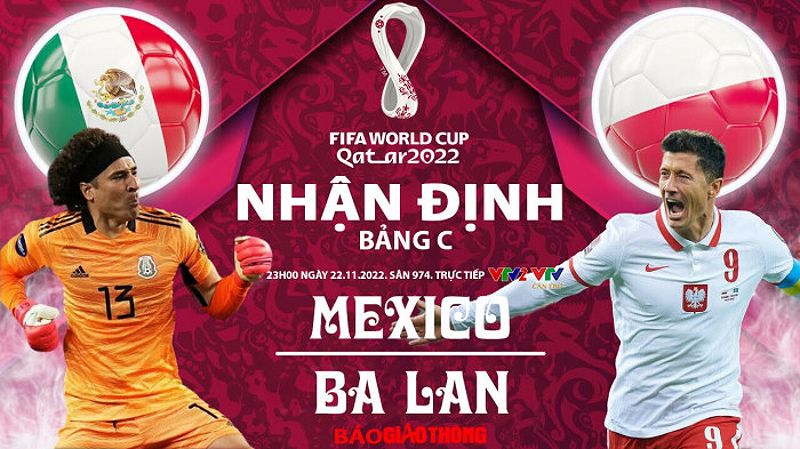 Hình ảnh trận đấu giữa Mexico và Ba Lan tại World Cup 2022