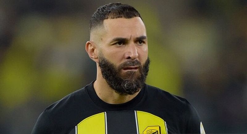 Karim Benzema, cầu thủ người Pháp hiện thi đấu cho Al Ittihad.