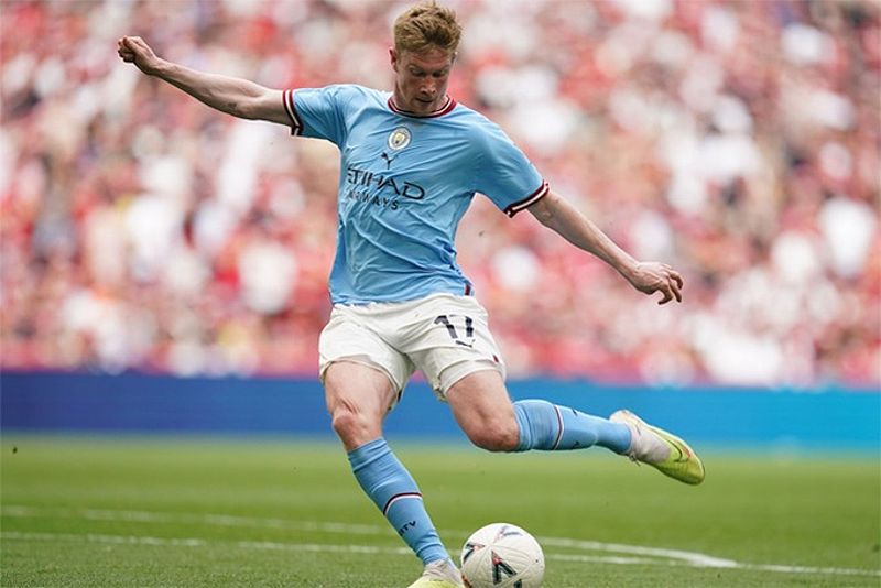 Kevin De Bruyne, cầu thủ quan trọng của Man City, trong trận đấu thể hiện sự ảnh hưởng của anh đối với đội bóng.