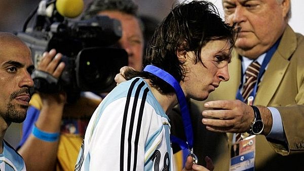 Lionel Messi trong trận chung kết Copa America 2007 - Ký ức buồn