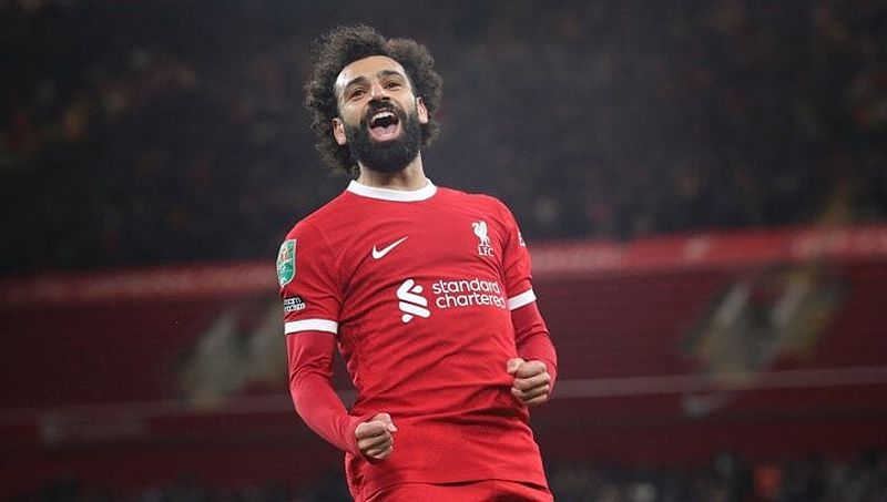 Mohamed Salah, cầu thủ người Ai Cập của Liverpool.