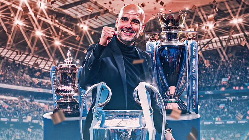 Pep Guardiola - huấn luyện viên xuất sắc nhất thế giới, tạo nên đội hình vĩ đại tại Barcelona và Man City.