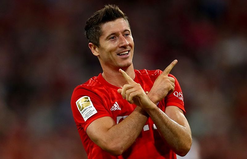 Robert Lewandowski, trung phong của Bayern Munich, đang có phong độ săn bàn ấn tượng.