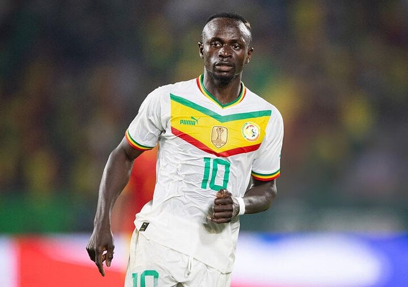 Sadio Mane, cầu thủ người Senegal đang thi đấu cho Al Nassr.