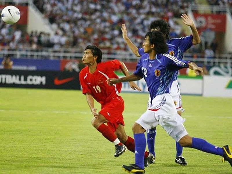 Trận đấu Asian Cup 2007 giữa Việt Nam và Nhật Bản