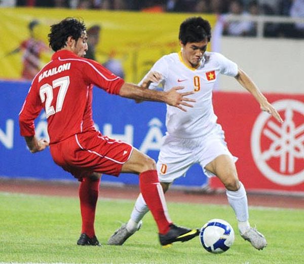 U23 Việt Nam và U23 Syria trong trận VCK U23 Châu Á 2018