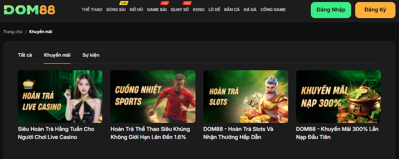 Chính sách khuyến mãi