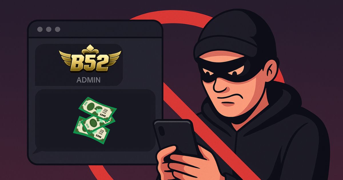 iên của B52 Club xuất hiện nhiều hơn. Chúng thường gửi tới người dùng, kèm theo đường dẫn liên kết độc hại, yêu cầu cung cấp thông tin cá nhân hoặc nhập mã để nhận thưởng, nhận quà. Đặc điểm nhận dạng nổi bật là trong nội dung tin nhắn thường có lỗi chính tả, ngôn từ không tự nhiên, hoặc quá đề cao lời hứa hẹn mang tính kỳ vọng cao một cách phi thực tế.